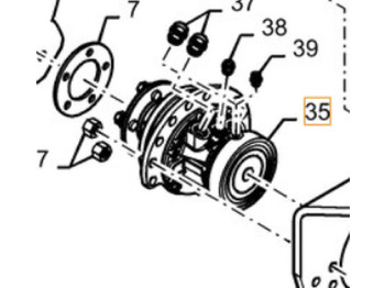 Hydraulmotor CASE