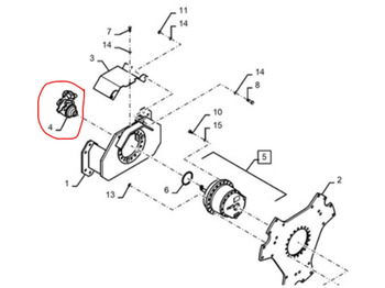 Hydraulmotor CASE