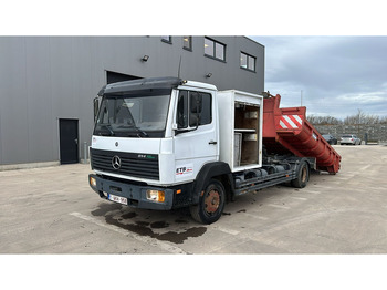 Leasa Mercedes-Benz SK 814 (BELGIAN TRUCK / HOOK / PERFECT CONDITION !!! / WITH CONTAINER / 363000 KM !!!! ) Mercedes-Benz SK 814 (BELGIAN TRUCK / HOOK / PERFECT CONDITION !!! / WITH CONTAINER / 363000 KM !!!! ): bild 1