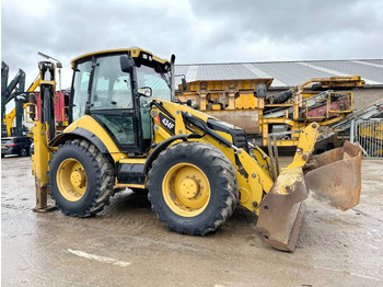 Grävlastare Cat 434F - 4 Buckets + Forks / All Wheel Steering: bild 5