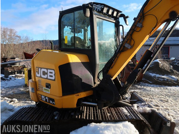 Grävmaskin 2016 JCB 51R-1 Gravemaskin - Engcon tiltrotator - Pusskuffe - Graveskuffe - Smalskuffe - Sentralsmøring - Sertifisert: bild 5