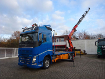 Kranbil, Flakbil Volvo FH 500 Container Pritsche + PK 38502 Kran: bild 5