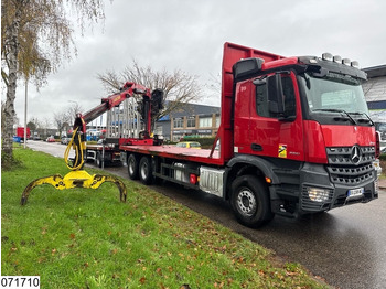 Timmerbil, Kranbil Mercedes-Benz Arocs 3351 6X4, EURO 6, Kesla, Retarder, Combi: bild 3