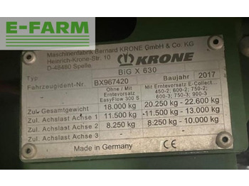 Tillbehör för exakthack Krone big x 630: bild 4