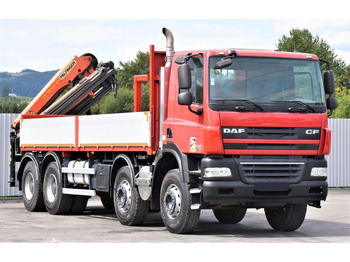 Kranbil DAF CF 85.410 Pritsche 6,80m + KRAN / FUNK/8x4: bild 4