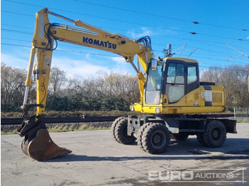 Grävmaskin på däck KOMATSU PW160