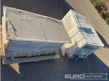 Entreprenadutrustning Pallet of Tiles (4 Of): bild 3