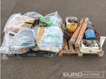 Entreprenadutrustning Pallet of Various Gas Burners, Ventilators, Knapsack Sprayers, Hose Reels: bild 5