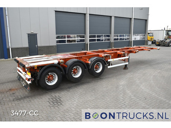 Containerbil/ Växelflak semitrailer BURG