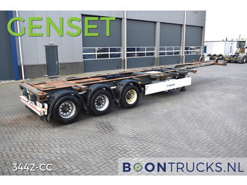 Containerbil/ Växelflak semitrailer KRONE SD