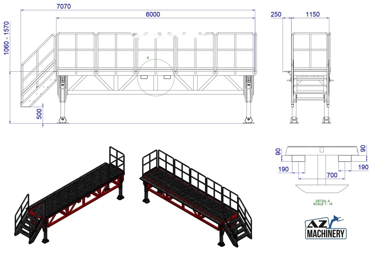 Ny Lastramp AZ RAMP DISPATCH M-L-7070 loading ramp: bild 11