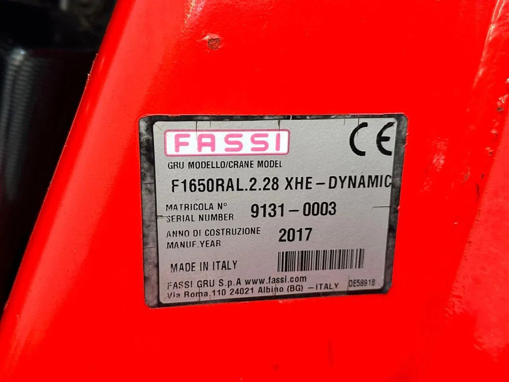 Kranbil, Flakbil Volvo FH 540 10X4 + FASSI F1650RAL.2.28 + JIB L616L KR: bild 21