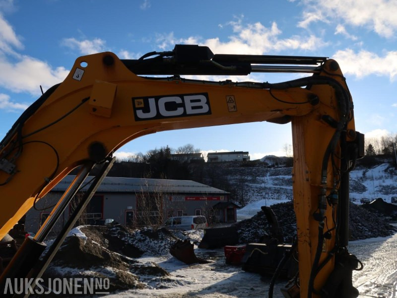 Grävmaskin 2016 JCB 51R-1 Gravemaskin - Engcon tiltrotator - Pusskuffe - Graveskuffe - Smalskuffe - Sentralsmøring - Sertifisert: bild 6