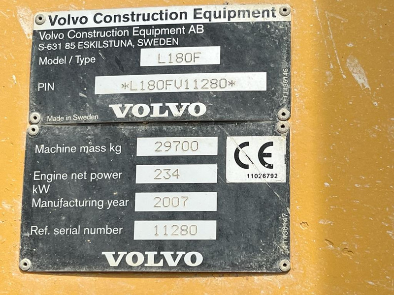 Leasa Volvo L180F Volvo L180F: bild 7