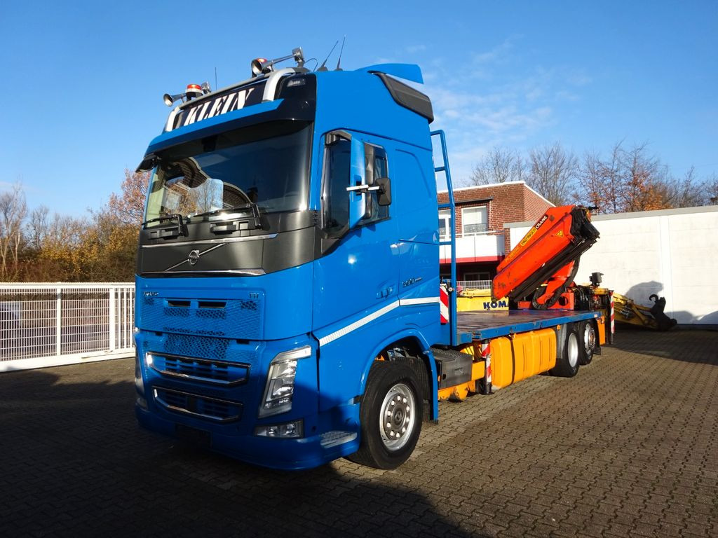 Kranbil, Flakbil Volvo FH 500 Container Pritsche + PK 38502 Kran: bild 12