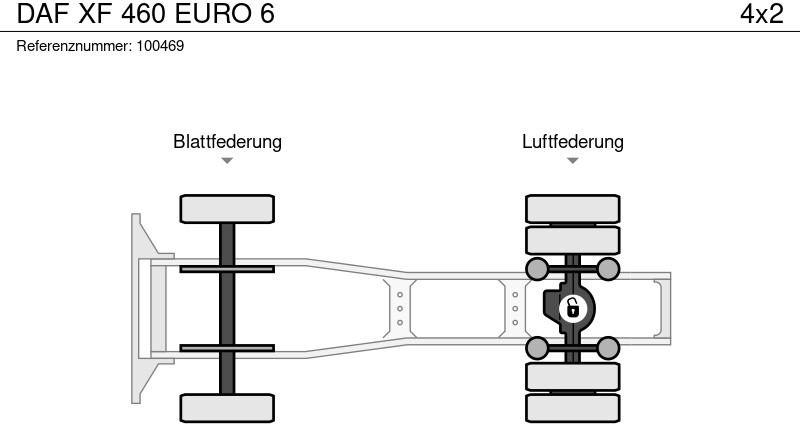Dragbil DAF XF 460 EURO 6: bild 13