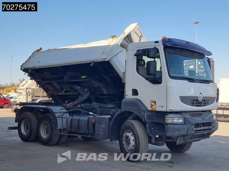 Tippbil lastbil Renault Kerax 370 6X4 11m3 Marrel tipper Steelsuspension Big-Axle Euro 4: bild 8