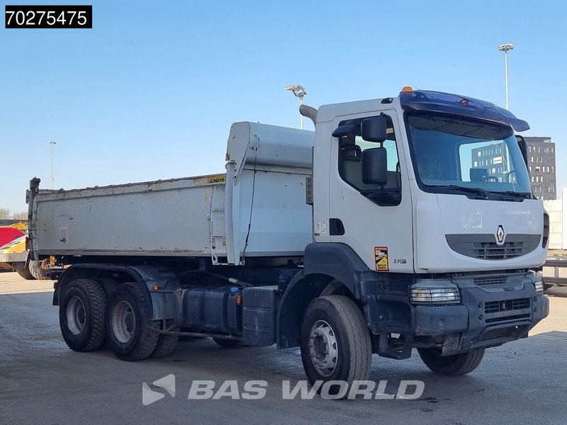 Tippbil lastbil Renault Kerax 370 6X4 11m3 Marrel tipper Steelsuspension Big-Axle Euro 4: bild 18