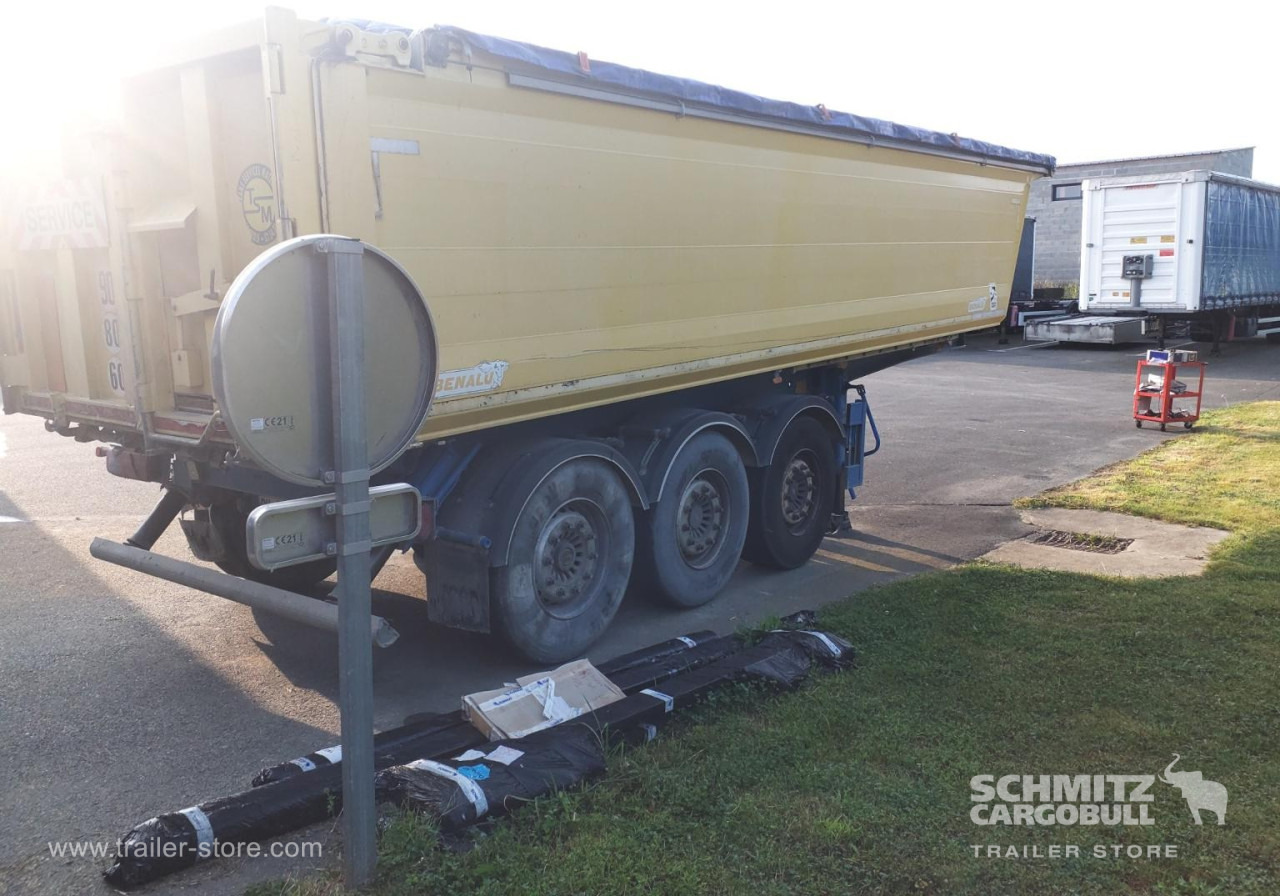 Tippbil semitrailer BENALU Tipper Alu-square sided body 29m³: bild 7