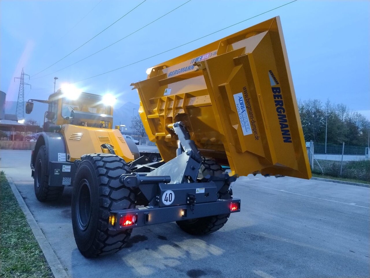 Ny Ramstyrd dumper Bergmann C815: bild 8