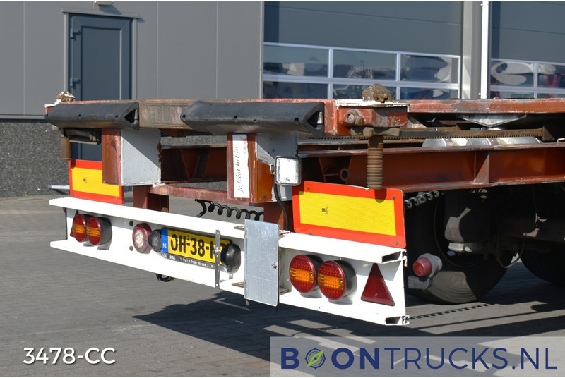 Containerbil/ Växelflak semitrailer Burg BPO 12-27 CCXHX TANK CHASSIS | 2x20-30-40ft * ADR * 2x LIFT AXLE * APK 03-2025: bild 10